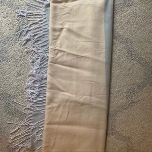 NWT BP Wrap/Scarf Gray and Light Pink Striped